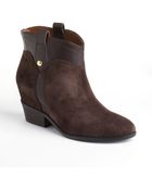Ivanka Trump Trixie Suede Ankle Boots - Lyst