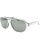 Nike Men'S Mdl 230 Aviator White & Navy Blue Sunglasses - Lyst