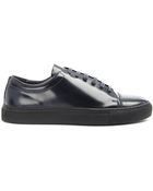 National Standard Edition 3 Navy And Black Leather Sneakers - Lyst