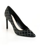 Delman Bobbi Studded Leather Pumps - Lyst