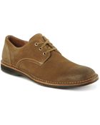 Andrew Marc Suede Lace-Up Shoe - Lyst