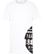 River Island White Paris Berlin Nyc Print T-Shirt - Lyst
