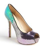 Enzo Angiolini Tanen Sequined Platform Pumps - Lyst