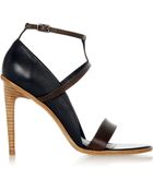 Tibi Anouk Leather Sandals - Lyst