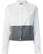 Marc By Marc Jacobs Wool Panel Shirt - Lyst