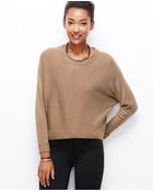 Ann Taylor Dolman Cropped Sweater - Lyst