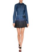 RED Valentino Pleated Mini Skirt - Lyst