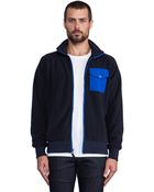 Penfield Capulin Fleece Jacket in Navy - Lyst