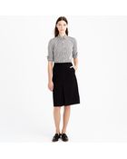 J.Crew Petite Patch Pocket Skirt In Stretch Wool - Lyst