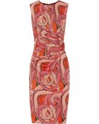 Issa Printed Silk Dress - Lyst