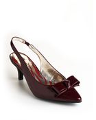 Anne Klein Rexana Leather Sling-Back Pumps - Lyst