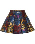 Alice + Olivia Oskana Brocade Mini Skirt - Lyst