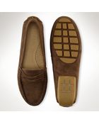 Lauren by Ralph Lauren Suede Camila Loafer - Lyst