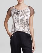 Catherine Malandrino Top - Mindy Printed - Lyst
