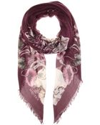Alexander McQueen Printed Scarf - Lyst