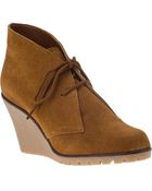 Kelsi Dagger Fanetta Desert Boot Cognac Suede - Lyst