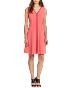 Elie Tahari Lindy Fit-And-Flare Dress - Lyst