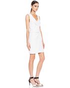 J. Mendel Floral Jacquard Asymmetric Dress - Lyst