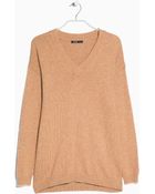 Mango Alpaca Wool-Blend Sweater - Lyst