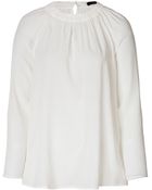 Etro Silk Long Sleeve Top - Lyst