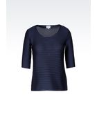 Armani Two-Colour Striped T-Shirt - Lyst