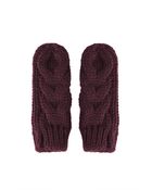 Topshop Cable Mittens - Lyst