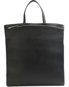Maison Margiela Leather Shopper Bag - Lyst
