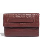 Madewell The Quilted Intermission Clutch - Lyst