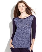 DKNY Long Sleeve Top - Lyst