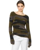 Etoile Isabel Marant Camouflage Wool Blend Sweater - Lyst