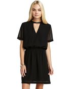 BCBGeneration Dress With Cut Out Neck - Lyst