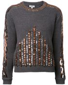 Kenzo Sequin Pullover Sweater - Lyst