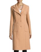Michael Kors Patch Pocket 3-Button Reefer Coat - Lyst