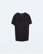 Zara Urban Soft T-Shirt - Lyst