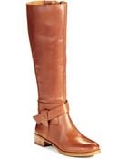 Nine West Vecelia Wide Calf Riding Boots - Lyst