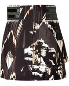 Kenzo Stretch Cotton Mountains Mini-Skirt - Lyst