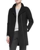 Vince Scuba Wool Sweater Coat - Lyst
