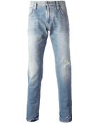 Dolce & Gabbana Distressed Slim Fit Jean - Lyst
