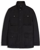 Ben Sherman Melton Wool Blend Coat - Lyst