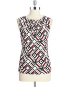 Calvin Klein Patterned Shell - Lyst