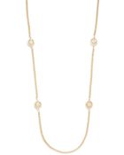 Saks Fifth Avenue 14K Gold-Plated Long Station Necklace - Lyst