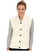Woolrich Shannon Cable Sweater Vest - Lyst