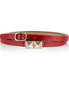 Valentino Leather Belt - Lyst