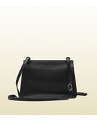 Gucci Leather Flap Shoulder Bag - Lyst