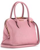 Miu Miu Leather Tote - Lyst