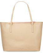 Ted Baker Isbell Crosshatch Shopping Tote Mink - Lyst