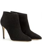 Gucci Suede Ankle Boots - Lyst