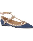 Valentino Rockstud Ballet Flats - Lyst