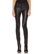 Each X Other Quilted Slim Leather Trouser - Lyst