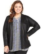 Lucky Brand Jeans Lucky Brand Plus Size Coated Blazer - Lyst